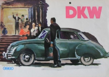 DKW 3=6 Modellprogramm 1953 Automobilprospekt (6371)